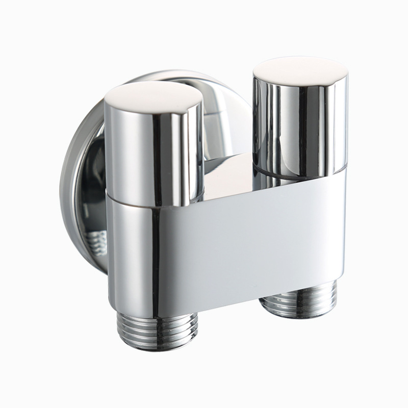 Badeværelsesblander vandkontrolventilbidet lukket vinkelventil